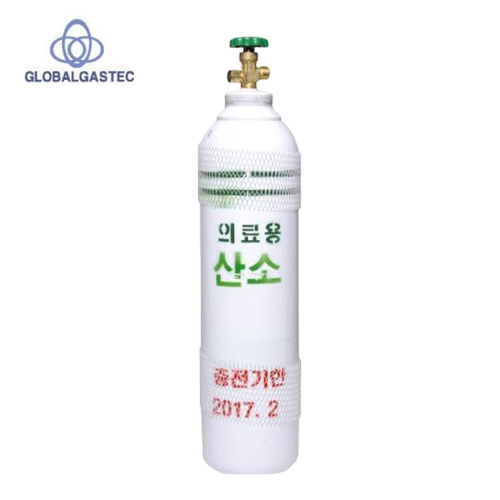 GB가스텍 10.2L 의료용 산소용기/가스용기/1EA